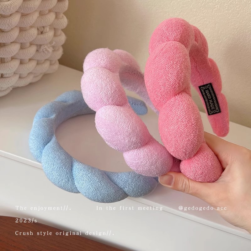 Women Accessories Online - Faixa de cabelo retrô inchada, faixa