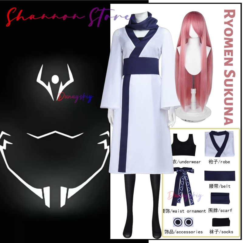 Women'S Kimono Accessories - Ryomen Sukuna Cosplay ssississi 상s Roupas