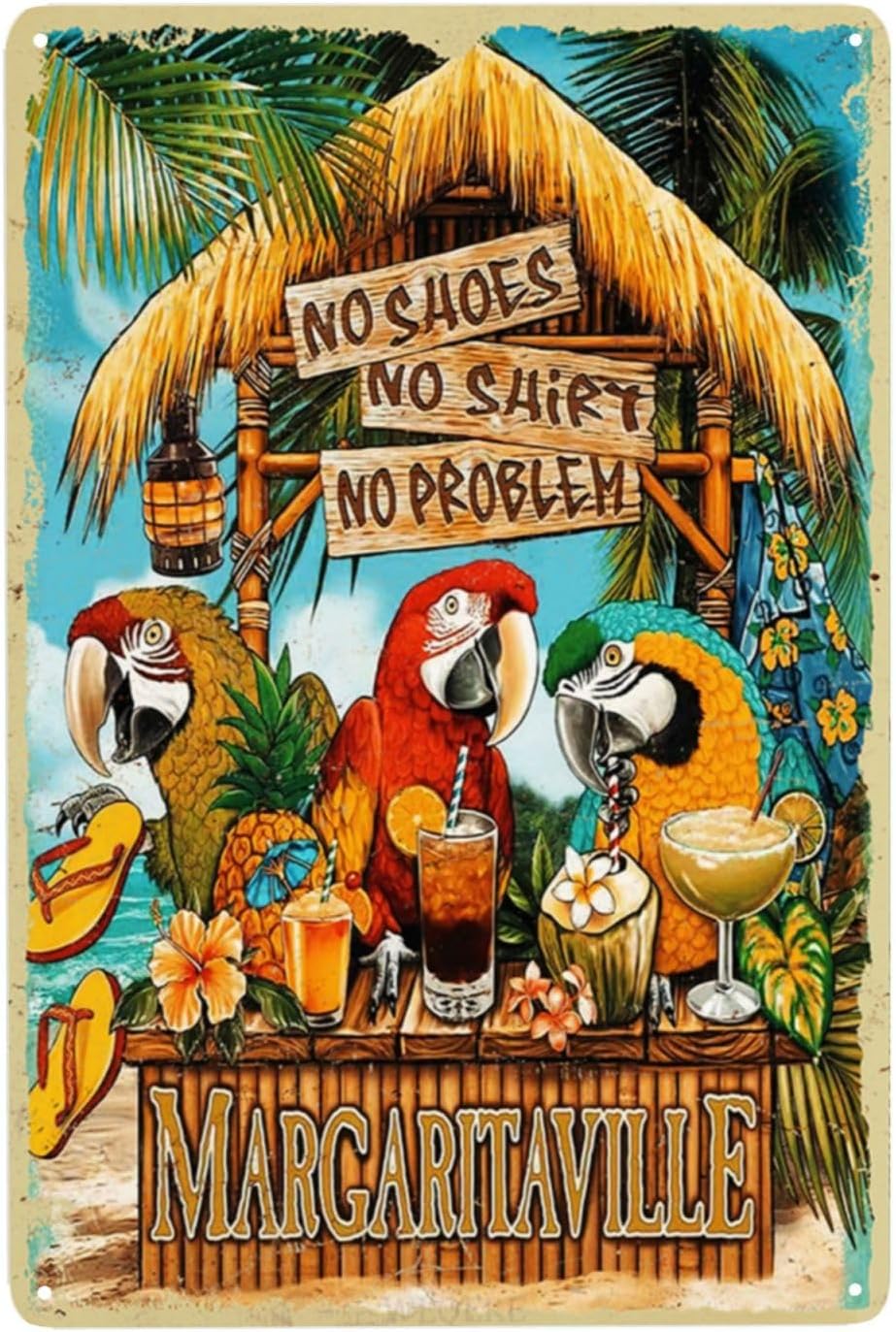 Women Accessories Poster - Placa de Metal Vintage 'No Shoes