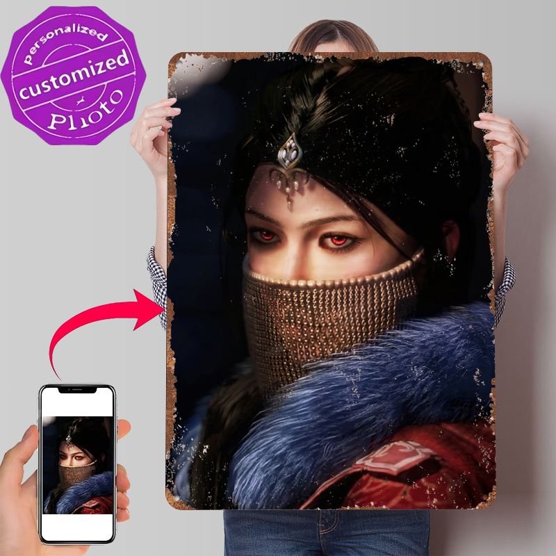 Women Accessories Poster - Pôster de Lata Personalizado com Mulher