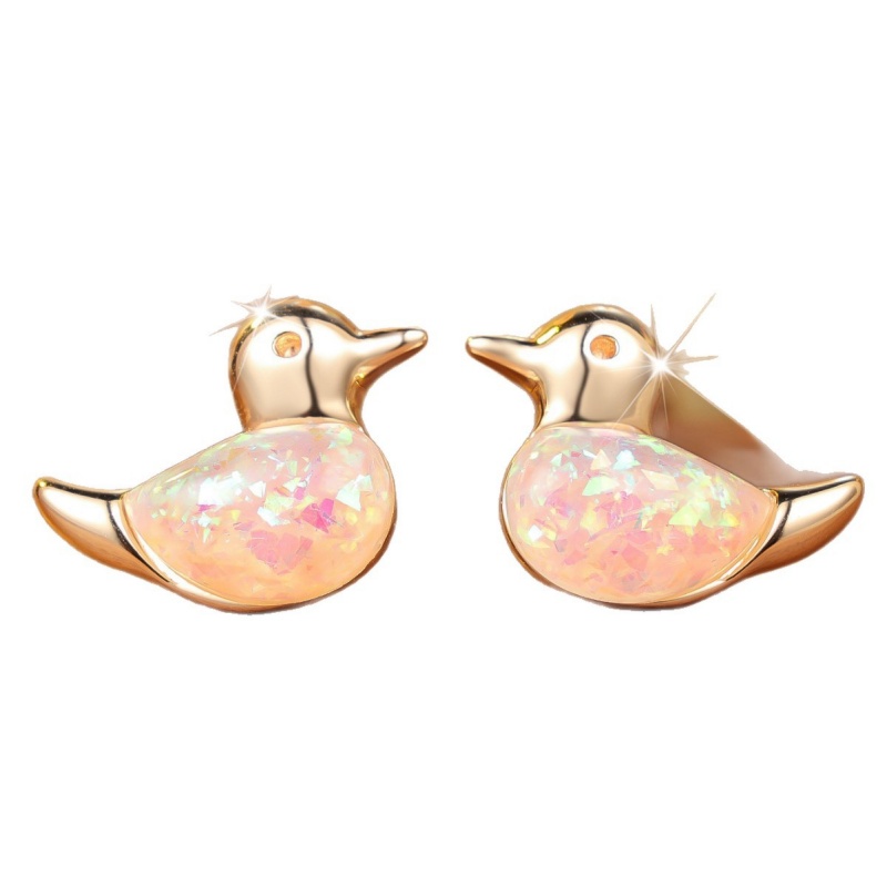 Women'S Accessories Australia - Brincos Coreanos de Pato Amarelo Fofo,
