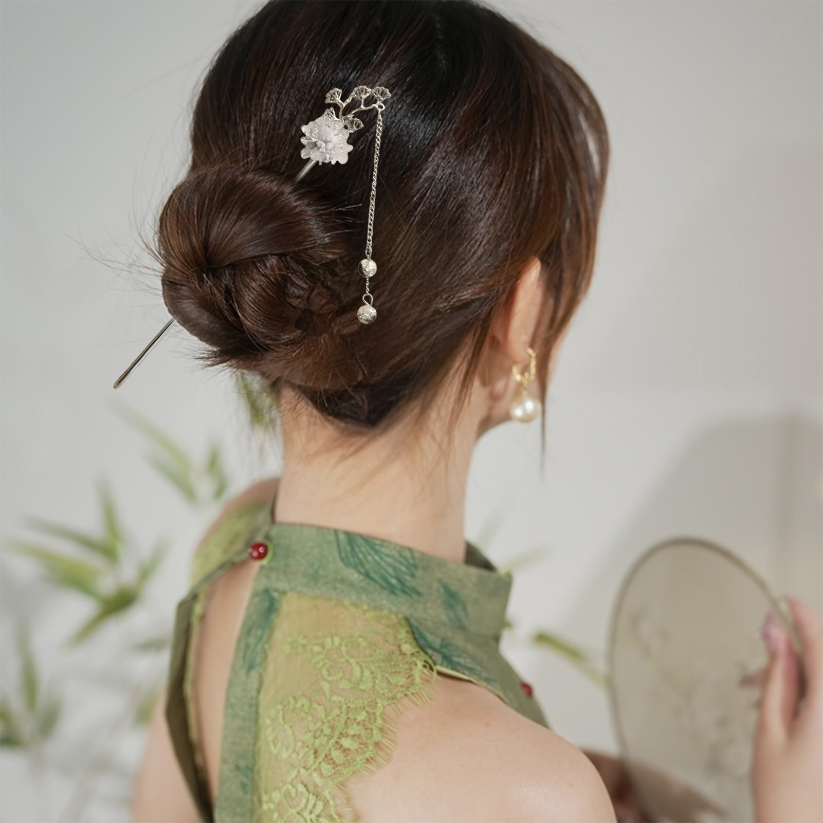 Women Accessories Chain - Elegantes Grampos de Cabelo em Formato