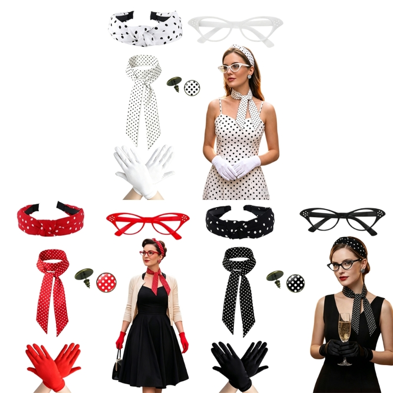 Women'S Accessories In The 1950S - Conjunto de 5 Peças de Fantasias