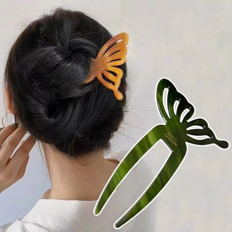 Women Accessories Trendy - Elegante ácido acético borboleta em forma