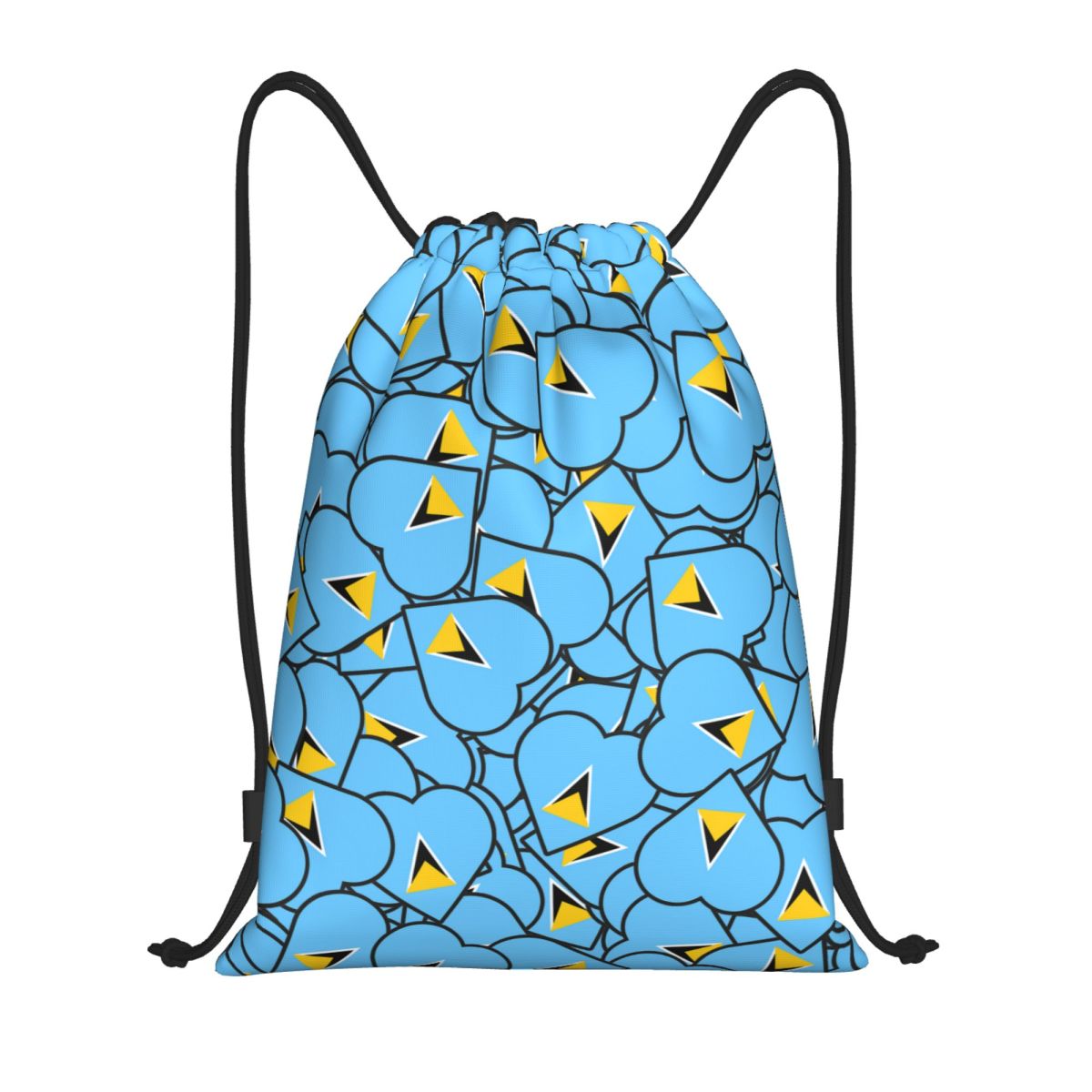 Women Accessories Poster - Mochila com cordão com bandeira do