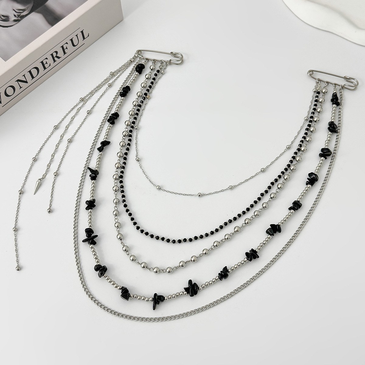 Broche Longo de Cristal Estilo - Women Accessories Trendy avaliação e preço
