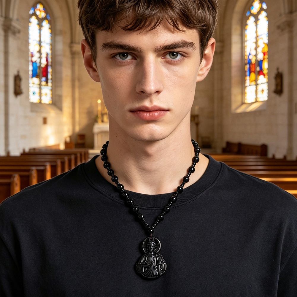 Atural obsidian-jesus sagrado  - Women Accessories Meaning avaliação e preço