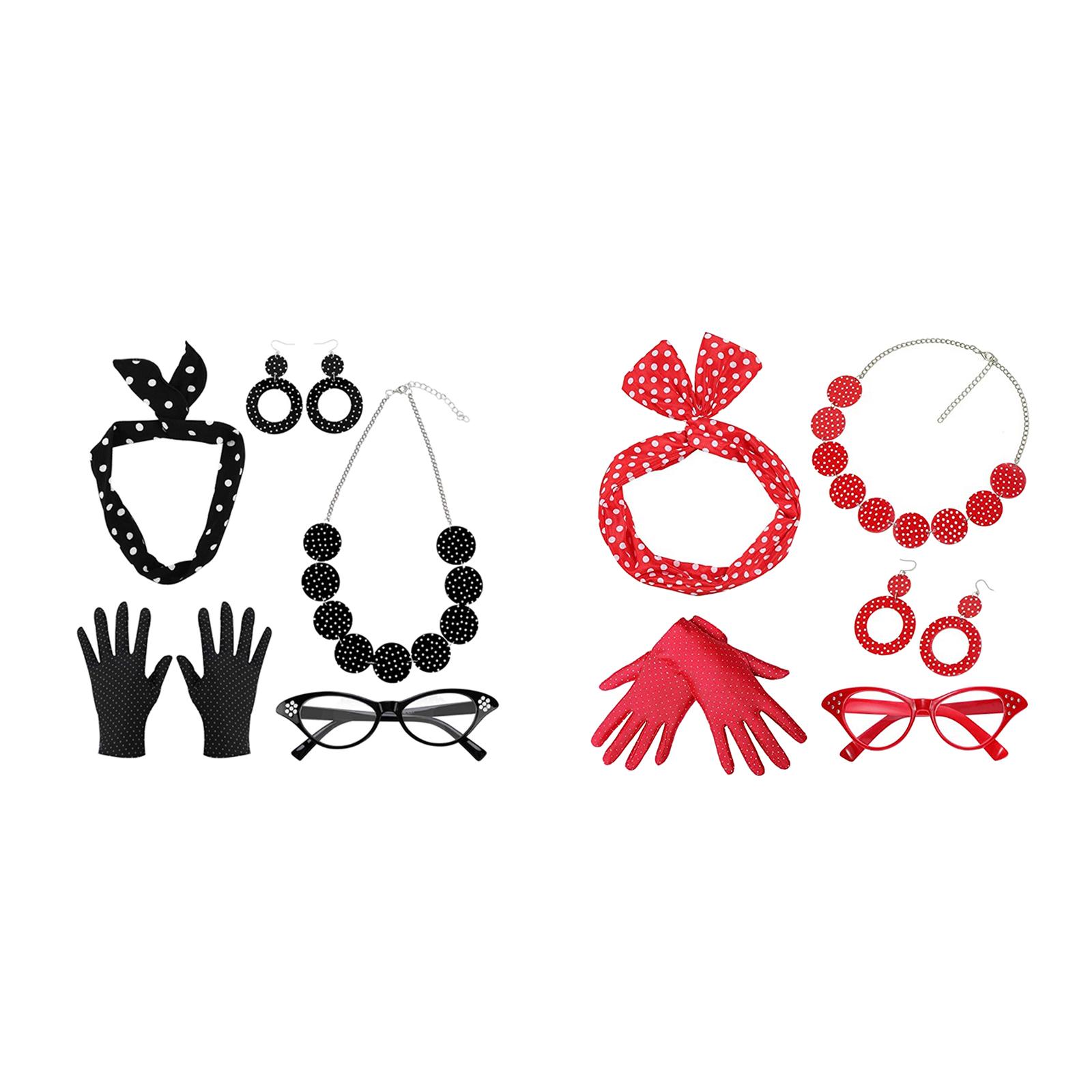 5 pacote 1950s conjunto de tra - Women'S Accessories In The 1950S avaliação e preço