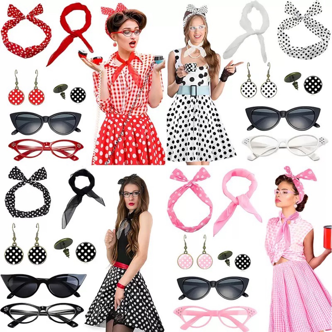 1950s retro festa cosplay vest - Women'S Accessories In The 1950S avaliação e preço