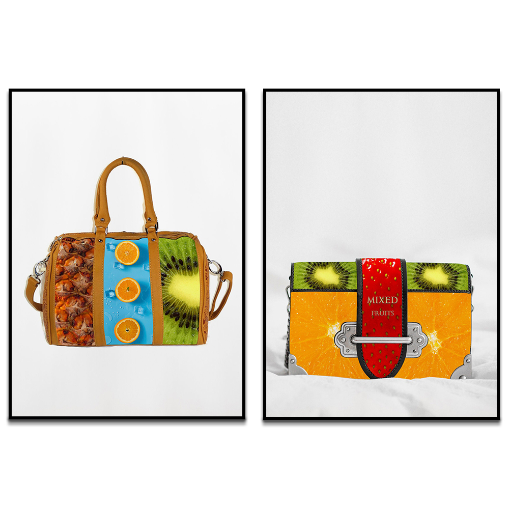 Arte de mídia mista, bolsa de  - Women Accessories Poster avaliação e preço