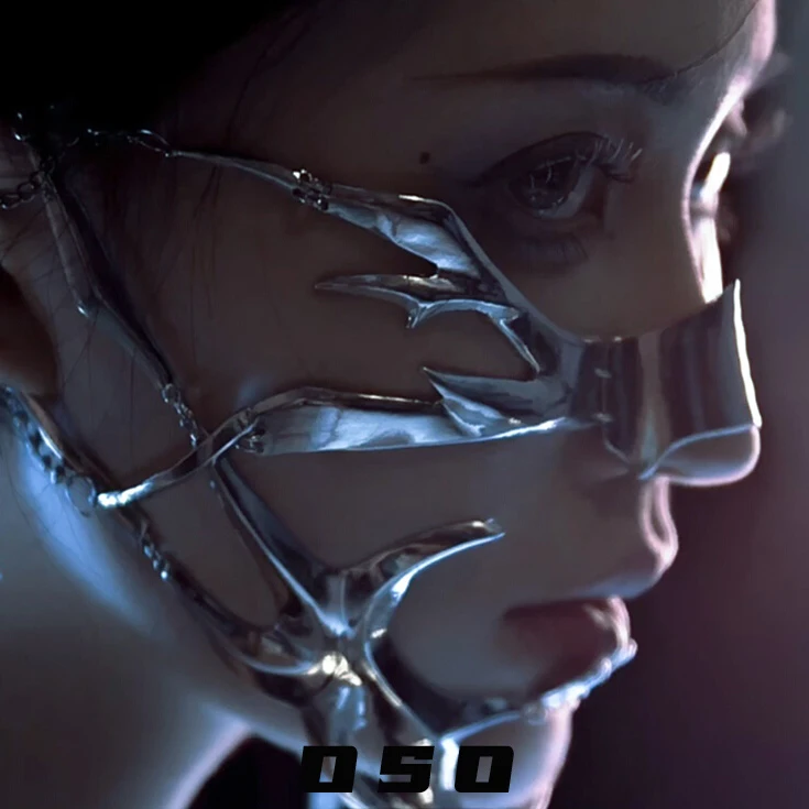 2025 cyberpunk viseira queixo  - Women Accessories Chain avaliação e preço
