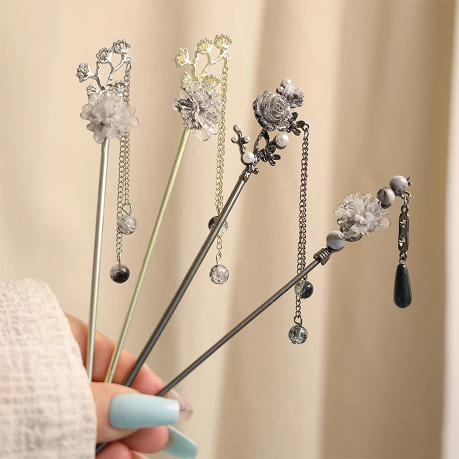 Elegantes Grampos de Cabelo em - Women Accessories Chain avaliação e preço