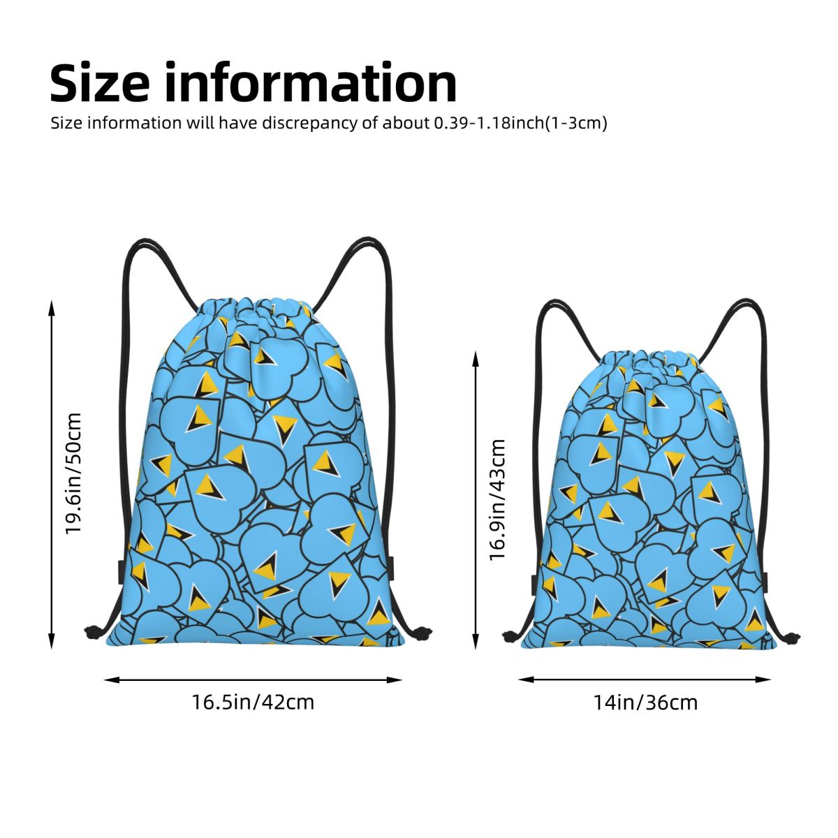 Mochila com cordão com bandeir - Women Accessories Poster avaliação e preço